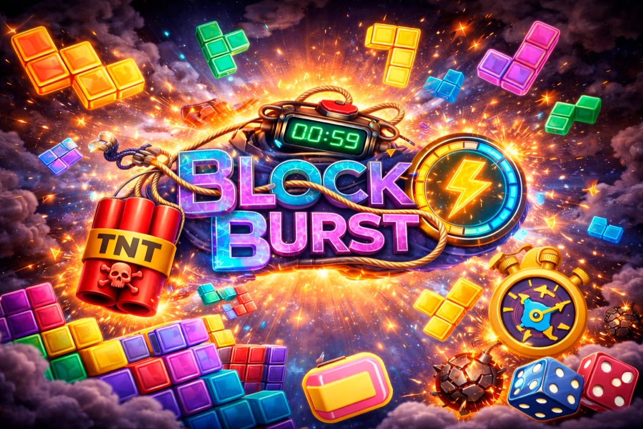 BlockBurst — puzzle de bloques online y competitivo